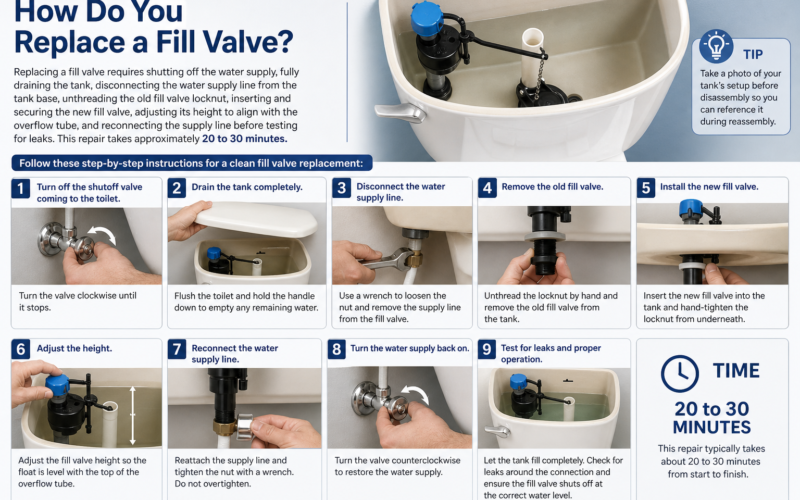 How to Fix a Running Toilet: Diagnose the Leak, Replace the Flapper or Fill Valve, and Stop Wasting Water