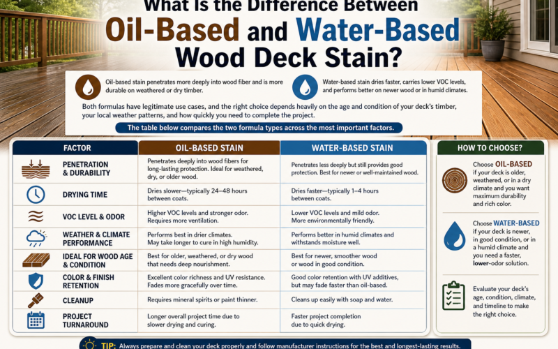 How to Stain a Wood Deck: A Step-by-Step Guide to Cleaning, Prepping & Finishing Outdoor Timber Surfaces