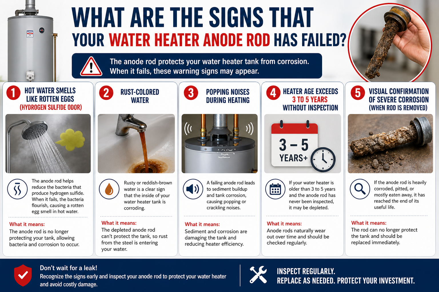 What Are the Signs That Your Water Heater Anode Rod Has Failed?