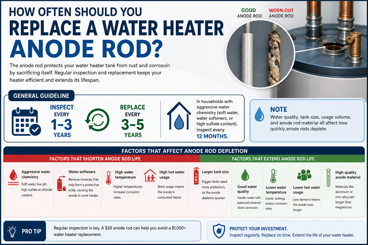 How Often Should You Replace a Water Heater Anode Rod?