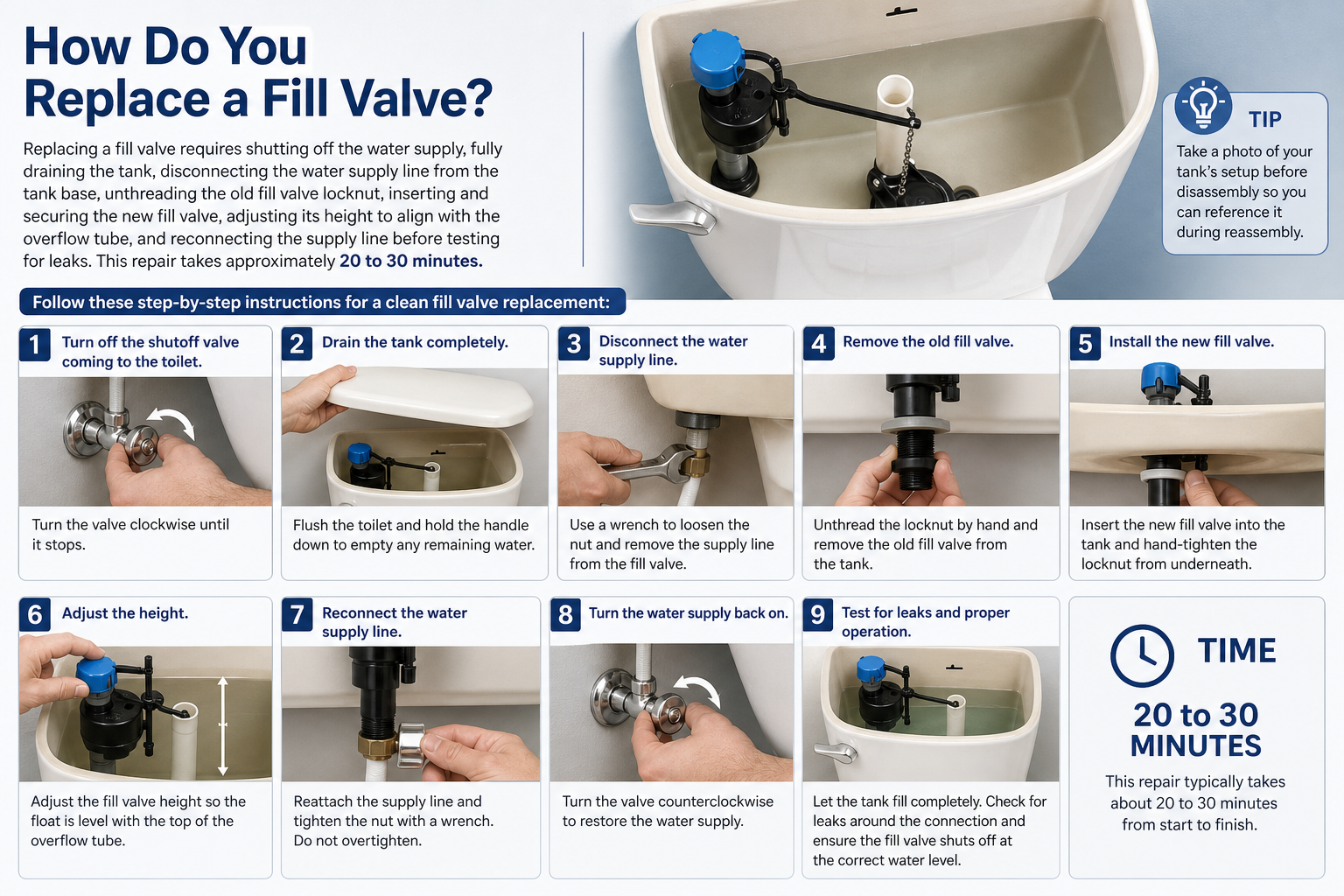 How Do You Replace a Fill Valve?