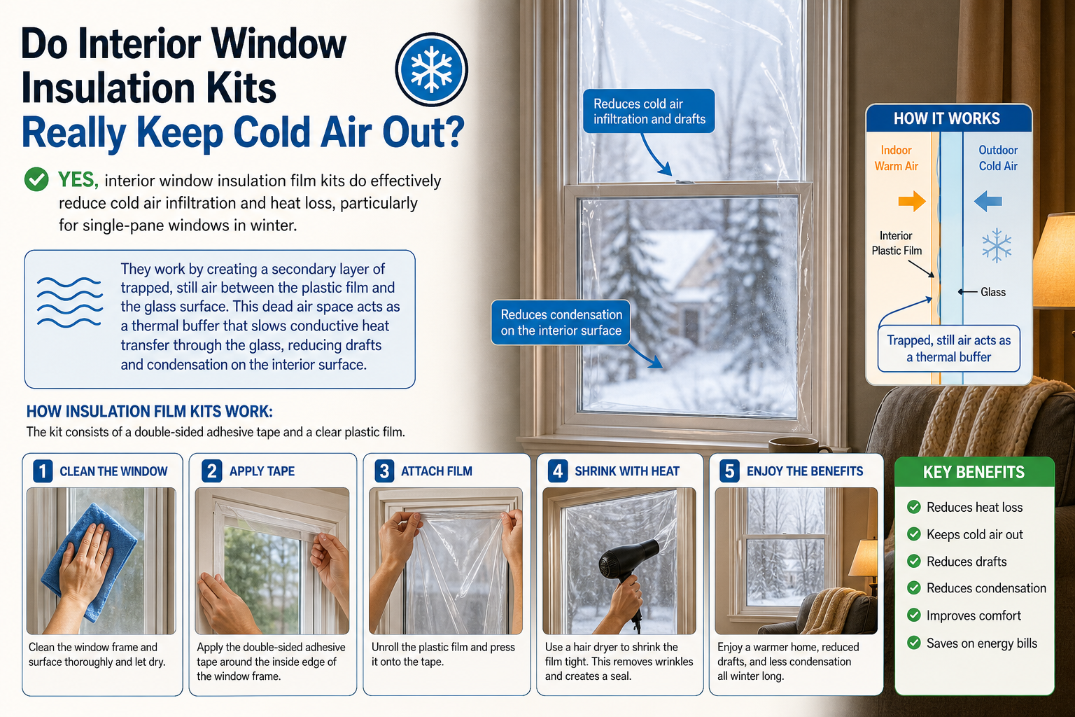 Do Interior Window Insulation Kits Really Keep Cold Air Out?